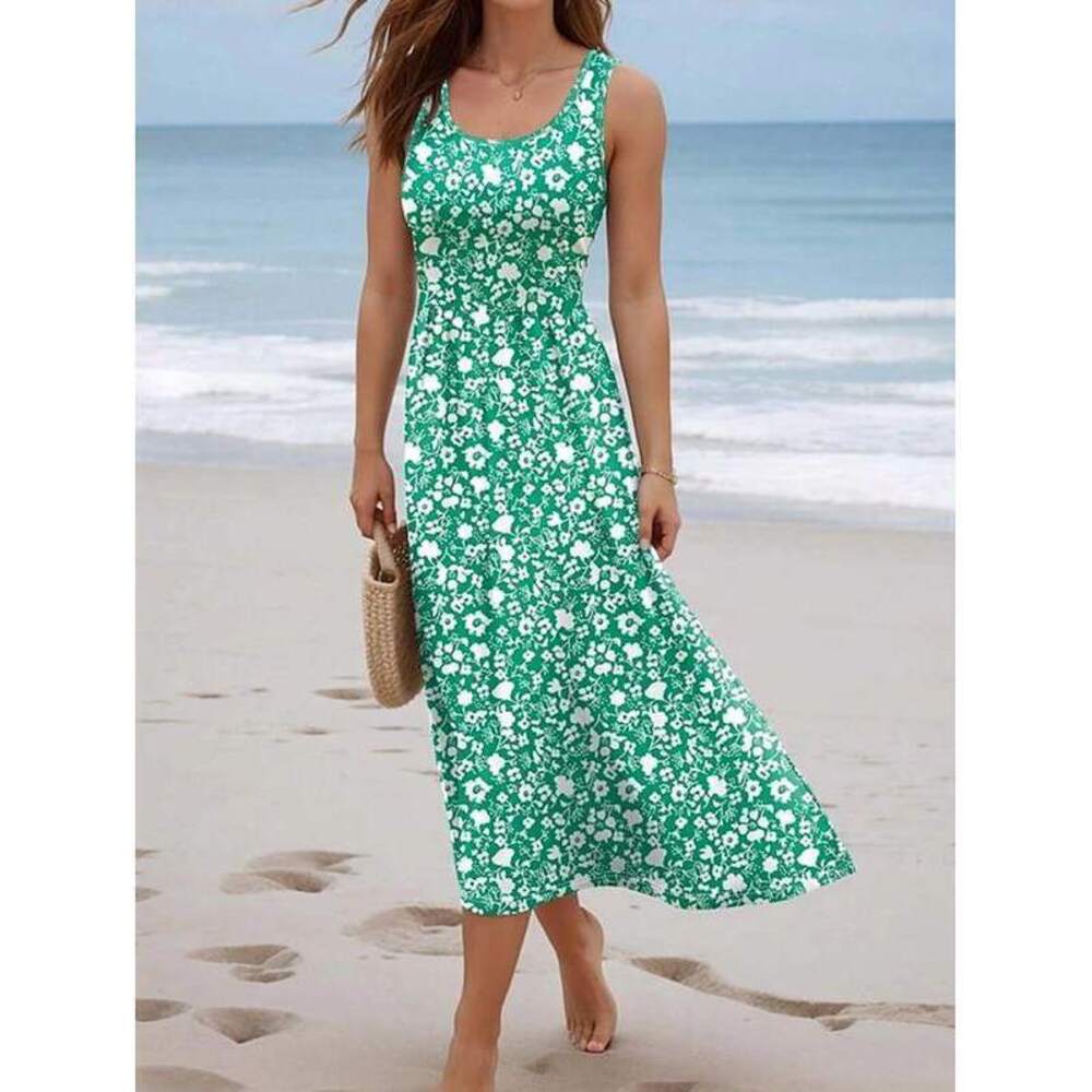 Style Ditsy Floral Slim Fit Flattering Dress For , Versatil